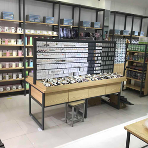Présentoir de mode pour le <span class=keywords><strong>magasin</strong></span> de détail/<span class=keywords><strong>Magasin</strong></span>/présentoir de Gondole en bois présentoir - Product Image 2