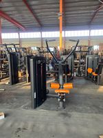 Équipement de musculation commercial ZY, ensemble complet, machine de musculation à charge par pignon réglable, pour pectoraux et bras, en acier robuste