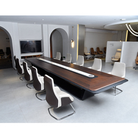 Table de réunion moderne de haute qualité pour salle de conférence, mobilier de bureau, table de salle de conseil