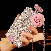 Pour iPhone 12 étui de luxe diamants série faite à la main pour iphone 7 8 Plus X Xr Xs Max 11 12 13 14 15 16 Plus Pro Max étui