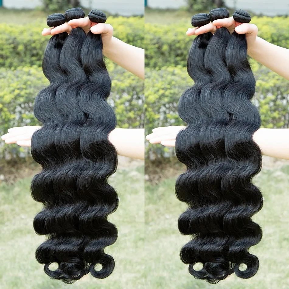 Free Shipping Wholesale Cheap Cuticle Aligned Mink Virgin Brazilian Human Weaves Body Wave Hair Bundles With Closure Grade 12A