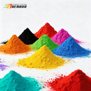 Неоново-розовое ФЛУОРЕСЦЕНТНОЕ желтое порошковое покрытие, супер черный хромированный эффект, Золотой дым, серо-голубой, красный, розовое золото, медная краска для лодок - Product Image 1