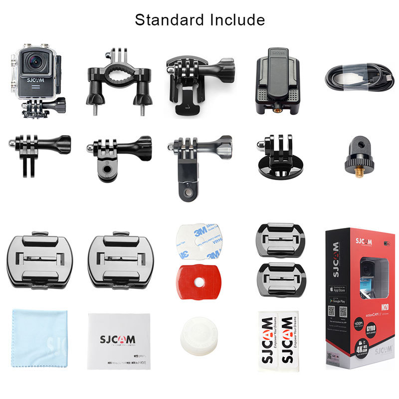 SJCAM M20 Action Camera - 4K Wifi Underwater Gyro Anti-shake