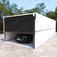FLKT Maisons pliantes modulaires préfabriquées à prix abordable, résistantes au vent, prêtes à être expédiées, avec structure en acier