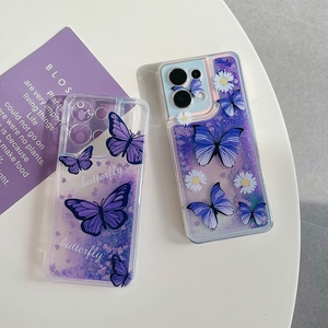 เคสโทรศัพท์ TPU นิ่มใสลายดอกไม้แวววาวแบบหรูหราสำหรับ OPPO Reno 8 <span class=keywords><strong>Pro</strong></span> <span class=keywords><strong>Reno7</strong></span> 6 4G - Product Image 5