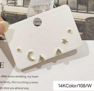 <strong>Yiwu</strong> Xuping <strong>Yiwu</strong> <strong>Small</strong> <strong>Commodity</strong> <strong>City</strong> Hot Sale 14K Gold Plated Fashion Huggies Earring Jewelry for Women Jewelry - Product Image 6