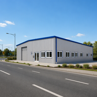 Structure métallique préfabriquée en H pour atelier d'usine ou bâtiment préfabriqué