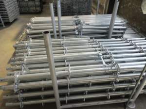 <span class=keywords><strong>Prix</strong></span> usine galvanisé HDG acier <span class=keywords><strong>Layher</strong></span> tout rond Ringlock vertical Standard métal Ringlock système d'échafaudage - Product Image 3