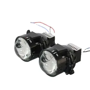 AES BI-LED 3.0 Inci A15 Pro 55W, Lensa Proyektor dengan Lampu Sorot Tinggi Persegi Panjang Independen