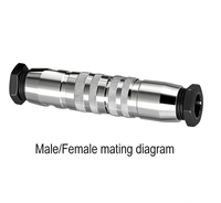Connecteur circulaire étanche à 12 broches M16-J09-12-1, mâle et femelle, plaqué cuivre, résistant aux vibrations, connecteur aéronautique