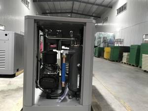Compresor de Tornillo Industrial Silencioso Trifásico de 15 kW (20 HP) con Accionamiento Directo y Funciones Completas para Suministro de Aire Comprimido - Product Image 5