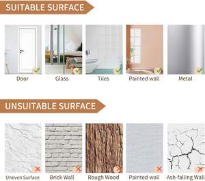 Hoja de plata arqueada autoadhesiva de pared grande, espejo acrílico redondo bidireccional, decoraciones de fabricante para el hogar - Product Image 6