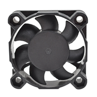 Kipas Aliran Aksial DC Desain Khusus 40x40x10mm Bantalan Bola Daya Tahan 70000 Jam Bilah Plastik Kipas Pendingin Udara 5V-24V