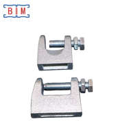 Abrazadera de Viga Tipo C Ajustable para Canal Unistrut de Acero al Carbono Galvanizado Maleable, BIM BIM3035, Diámetro de 0.2-2.5 Pulgadas