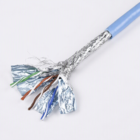 Kabel Jaringan Internet Kecepatan Tinggi Sftp Cat7 Cat8 23AWG 4Pairs Kabel Komunikasi Bersertifikat