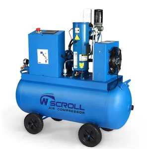 New product scroll air compressor 8bar 3hp with tank