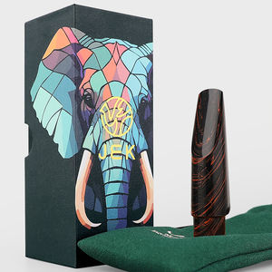 Embouchure en ébène Challenger Jazz en caoutchouc dur Jek Eb Alto SAX avec logo personnalisé, populaire pour les <span class=keywords><strong>saxophonistes</strong></span> - Product Image 1