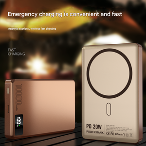 Sản Phẩm Mới Biểu Tượng Tùy Chỉnh <span class=keywords><strong>Mini</strong></span> Siêu Mỏng Ngân Hàng Điện 10000 MAh Xách Tay Công Suất Cao Từ Không Dây Ngân Hàng Điện Cho Điện Thoại - Product Image 3