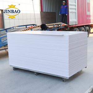 JINBAO 1220x2440 48*96 <span class=keywords><strong>Materiale</strong></span> Pubblicitario <span class=keywords><strong>Forex</strong></span> Foamex Bianco 3mm 5mm 6mm Foglio Rigido in PVC Bianco per Stampa e Display - Product Image 1