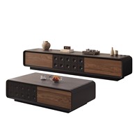 Ensemble meuble TV et table basse de style français moderne pour salon, hôtel, appartement, chambre à coucher