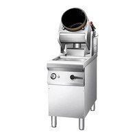 SEMIKRON Machine à Frire Automatique de Luxe à Grand Feu, Multifonctionnelle, en SUS304, pour Wok et Riz Frit, Équipement de Cuisson à Gaz