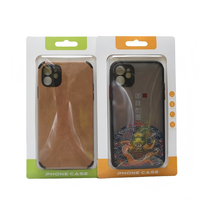 Vente en gros – Étui de téléphone portable transparent en plastique, emballage blister prêt à la vente de la marque Shaher, type coque à clapet avec fente Euro de 2 mm pour le marché consommateur