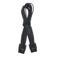 Câble 12VHPWR double couleur 12+4 PCIE 5.0 compatible, angle droit, 2x8P, 16AWG, gaine PVC TPE pour GPU RTX 3090Ti 4070Ti 4080 4090
