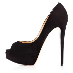 Hot sale wholesale thin heel pointed toe side empty rhinestone women high heels pumps in High on Demand