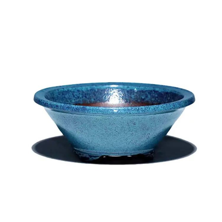 Круглая Керамическая Мини-чаша Yunzu под заказ или стандартная подвесная Современная Цветочная чаша в новом дизайне Терракотовая