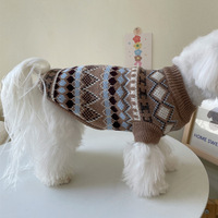 Pull en fausse fourrure de vison couleur café pour animaux de compagnie, classique, moderne, lavable, décoratif, durable, vente en gros, personnalisation