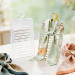 ที่แขวนผ้าพันคออะคริลิคเปล่าสำหรับงานซับลิเมชั่น ขายส่ง พร้อมบริการพิมพ์ลายตามสั่ง อุปกรณ์จัดระเบียบเนคไท สำหรับจัดเก็บในตู้เสื้อผ้า และชั้นวางโชว์บนโต๊ะ DIY - Product Image 1