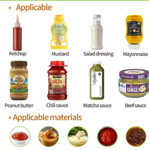 สายการผลิตบรรจุซอสมะเขือเทศ มายองเนส ฮัมมัส แบบอัตโนมัติเต็มรูปแบบ ควบคุมด้วย PLC ประสิทธิภาพสูง 4-12 หัวจ่าย - Product Image 6