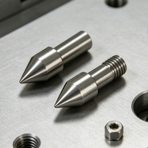 Goupille de centrage conique en métal pour alignement d'axe de gabarit de moule et automatisation - Product Image 3