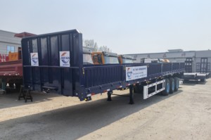 Valla de pared lateral de eje a la venta, semirremolque, remolque de carga, remolque de Marco diésel, remolque de marco ligero diésel - Product Image 2