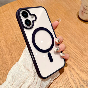 เคสโทรศัพท์กันกระแทกแบบใสสัมผัสนุ่มสีพาสเทล รองรับการชาร์จแบบแม่เหล็ก สำหรับ iPhone 17 Pro Max - Product Image 5