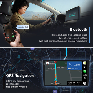 9/10 pollici <span class=keywords><strong>2</strong></span> + 32GB portatile MP5 schermo Stereo CD Android 10 Carplay autoradio lettore DVD - Product Image 3