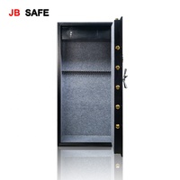 JB New Item 25 Guns Safes 2 Hours Fireproof Safe Black 105 Kgs for Guns