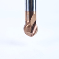 Fresa de punta esférica tipo Lollipop de carburo de tungsteno para CNC, brocas de fresado de carburo