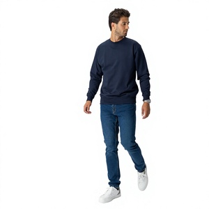 Pull à col rond pour homme de qualité supérieure, tissu en coton respirant, manches longues, sweat-shirt décontracté, fournisseur d'usine en gros - Product Image 4