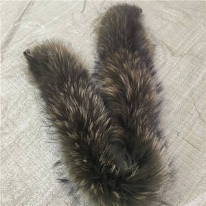 Abrigos de invierno con Cuello de piel de mapache - Product Image 6