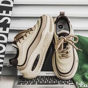 Chaussures pour hommes – Nouvelle collection printemps 2026 : baskets sport et décontractées tendance avec doublure en maille et semelle épaisse rehaussée - Product Image 5