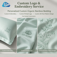 Ensemble de literie en bambou biologique personnalisé en gros, certifié OEKO-TEX Standard 100 GOTS, 300TC, éco-responsable, Cloudland