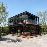 Hôtel mobile multi-unités en conteneurs à structure en acier préfabriquée pour complexe commercial