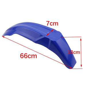 Guardabarros Delantero para Motocicleta ZUQING FG103, Material PP, Compatible con YZ WR XR CRF KLX KX RM DRZ 125 250 450, Ajuste Universal - Product Image 4