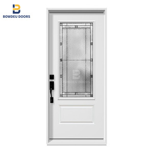 <span class=keywords><strong>2025</strong></span> Trung Quốc Nhà Máy Mới Mỹ Thép Cửa Homeuse An Ninh Nội Thất Bảng Điều Chỉnh Cửa Giá Rẻ Trắng Nửa Kính An Ninh Cửa - Product Image 5