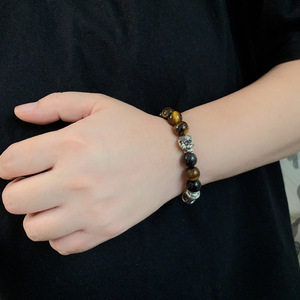 Bracciale buddismo tibetano pietra naturale 8mm perline di sandalo rosso <span class=keywords><strong>rosario</strong></span> guarigione meditazione portafortuna preghiera braccialetto uomini donne - Product Image 2