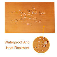 Tapis de cuisson réutilisable en PTFE et fibre de verre, revêtement de four antiadhésif résistant à la chaleur, feuille de papier cuisson personnalisée en gros
