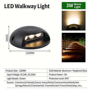 Lampadaire LED extérieur étanche IP66 pour <span class=keywords><strong>jardin</strong></span>, parc, campus, allée, zone résidentielle et chemin - Product Image 2