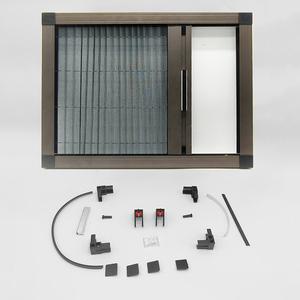 Hiện đại côn trùng xếp li cửa sổ màn hình có thể thu vào plisse muỗi <span class=keywords><strong>net</strong></span> với khung nhôm cho cửa sổ & cửa lưới - Product Image 3