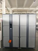 Casier intelligent à 6 portes en acier avec serrure à clavier électronique, casier de rangement pour bagages, accepte les paiements par pièces et billets